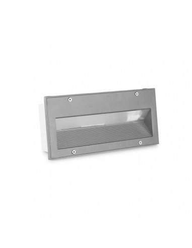 Empotrable exterior MICENAS 05-9179-34-B8 LEDS-C4 1xG24D3 gris 26x12cm IP44, Empotrables exterior