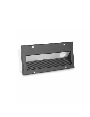 Empotrable exterior MICENAS 05-9179-Z5-B8 LEDS-C4 1xG24D3 gris oscuro 26x12cm IP44, Empotrables exterior