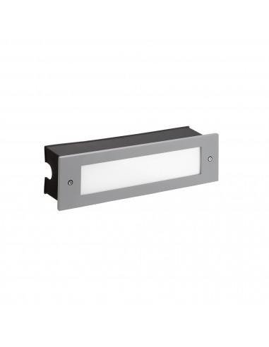 Empotrable para pared exterior MICENAS Pro 05-E051-34-CL Leds c4 led 8.7w 1140 lm gris, Empotrables exterior