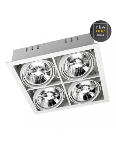 Downlight de techo MULTIDIR DM-1158-14-00 LEDS C4 4 x gu10 max. 15w blanco, Lámparas modernas