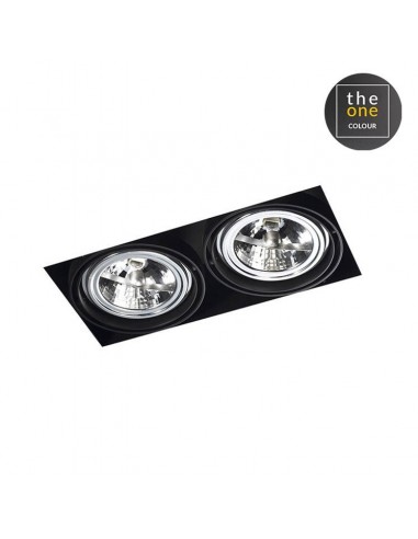 Downlight de techo MULTIDIR DM-1160-60-00 LEDS C4 2 x gu10 max. 15w negro, Lámparas modernas