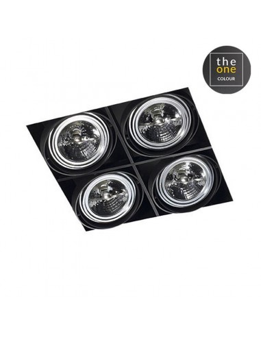 Downlight de techo MULTIDIR DM-1162-60-00 LEDS C4 4 x gu10 max. 15w negro, Lámparas modernas