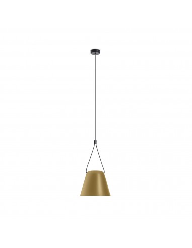 Lámpara colgante moderna ATTIC 00-7389-05-DL Leds c4 1xE27 negro mate oro pintado, Lámparas modernas