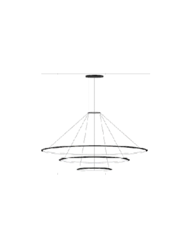 Colgante Circular Outward 3 Rings...