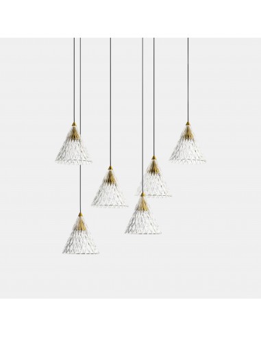 Lampe suspension Veneto Surfaced 6...