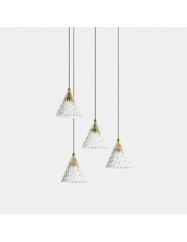 Lampe suspension Veneto Surfaced 4...