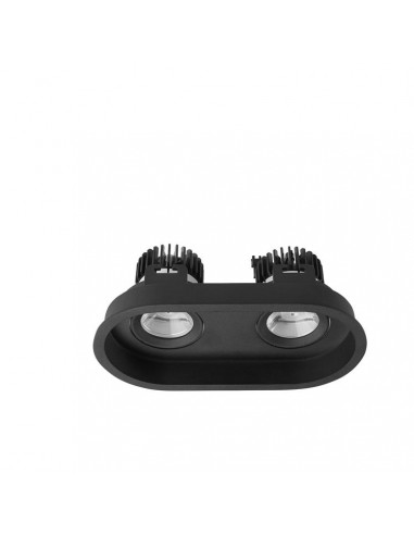 Acces. PLAY OPTICS marco doble ajustable negro 71-6147-60-00 LEDS C4, Portalámparas y accesorios