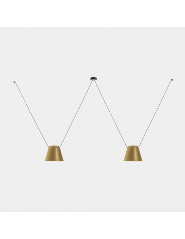 Lampe suspension Attic 2 bodies Conic...