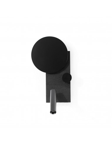 Klee Lampe Applique Droit noir avec...