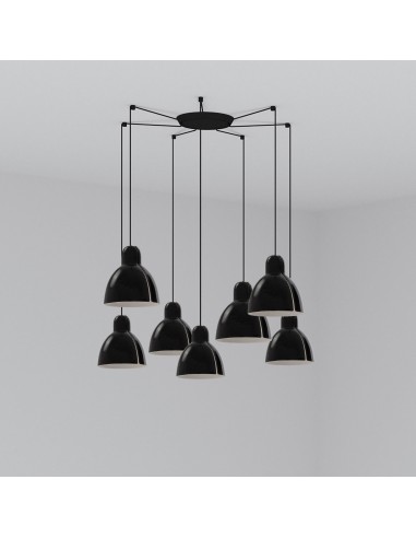 Venice 200 7L Lampe Suspension Noir...