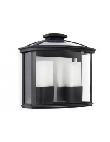 Aplique exterior FARO CERES 71608 negro 2xE27, Apliques exterior