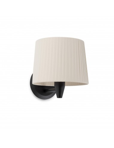 Aplique de pared Samba 64307-35 Faro negro p.encint e27 ø215*160*ø190 beige, Lámparas modernas