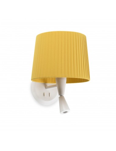 Aplique de pared Samba 64308-36 Faro lect blanco p.encint e27 ø215*160*ø190 amarillo, Lámparas modernas