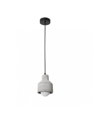 Lampe KING DE-0265-CEM 1x E27 gris noir