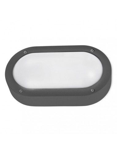 Aplique de pared exterior Basic Aluminium 05-9886-Z5-M1 Leds c4 1xE27 gris urbano, Apliques exterior