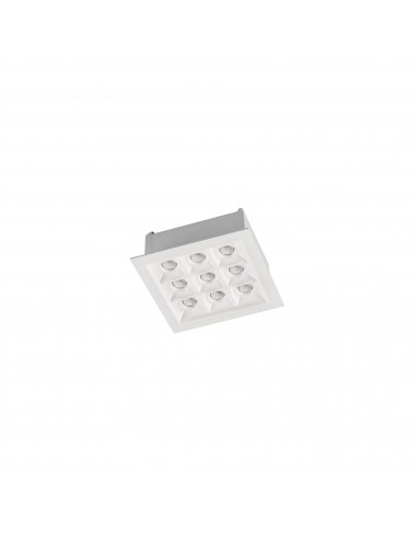 Empotrable de techo BENTO 90-6697-14-14 Leds c4 led 18.3w 1780 lm blanco negro, Empotrables